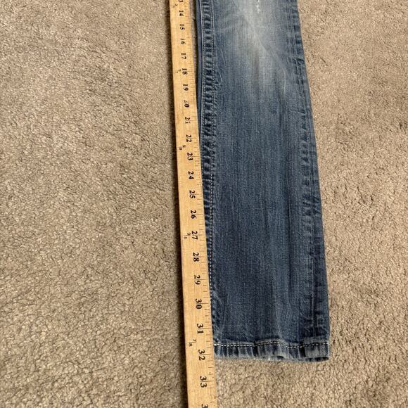 Miss Me Womens Embellished Sequin Straight Leg Jeans Medium Wash Size 27 - Picture 5 of 14